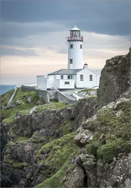 White lighthouse at Fanad Head