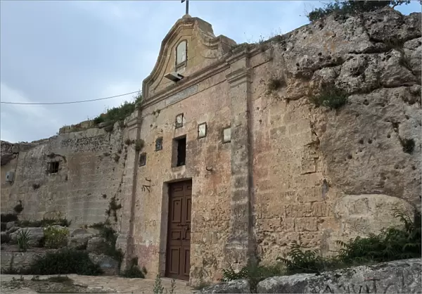 Rock Church In Gravina di Matera (Matera Canyon), Basilicata, Southern Italy