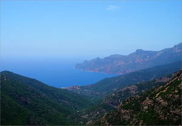 Calanches of Piana, Overview, Corsica, France