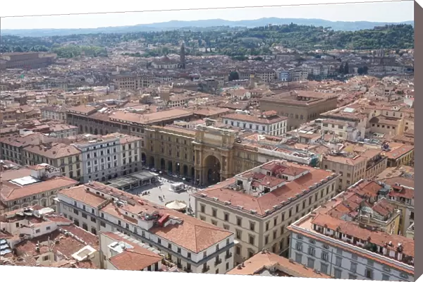 Piazza della Repubblica and surroundings, Florence, Italy