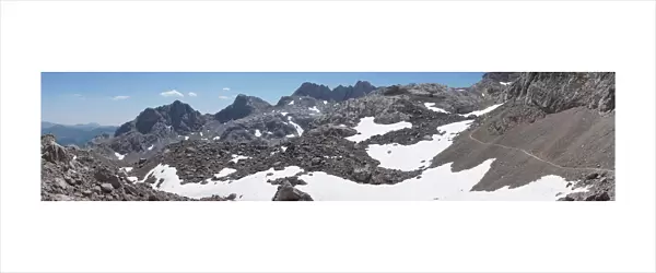 Picos de Europa in the snow, Spain