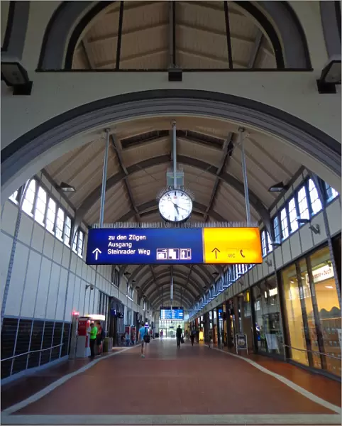 Waiting area LAOEbeck train station, Germany