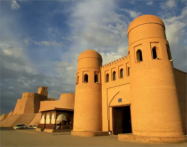 The city gates and walls of Khiva, Uzbekistan