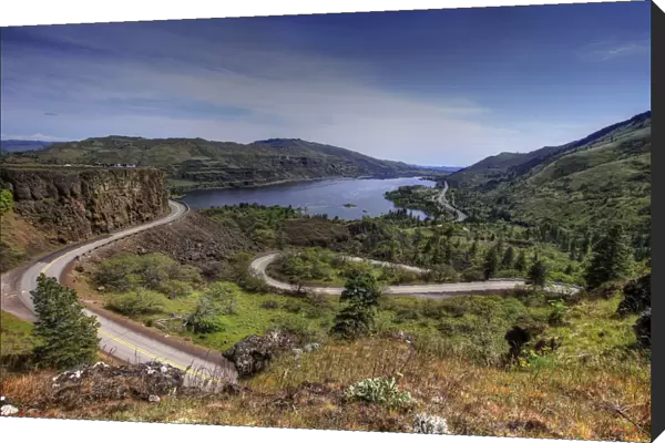 View of Rowena Crest from McCall Point Trail - HDR