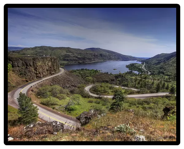 View of Rowena Crest from McCall Point Trail - HDR
