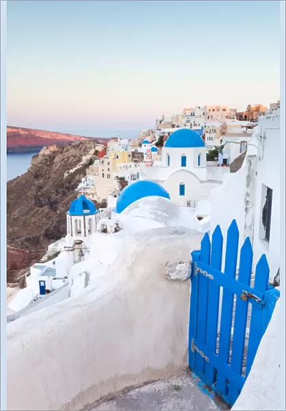Dawn over the village of Oia