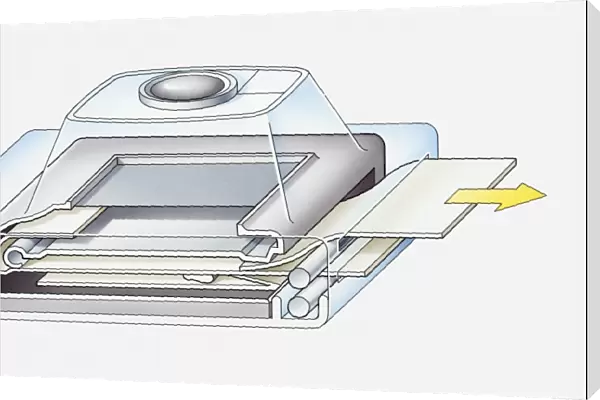 Illustration of polaroid camera
