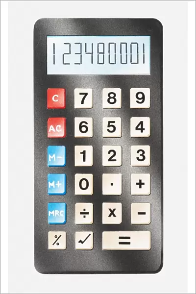 Illustration of a calculator