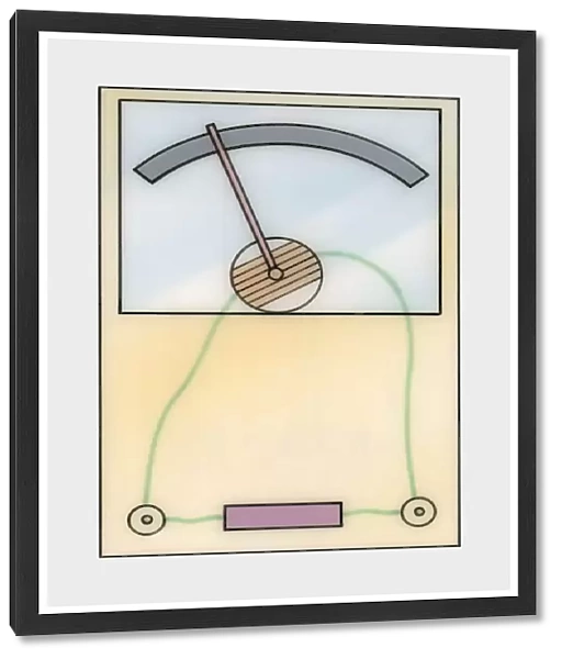 Illustration of voltmeter