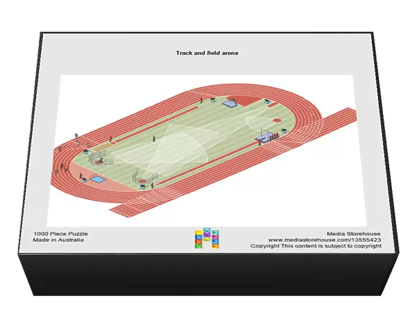 Track and field arena