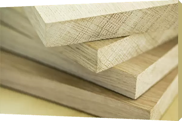 Pile of wooden boards