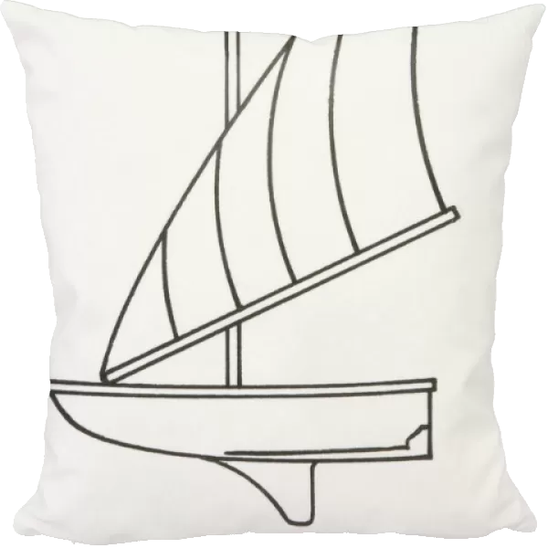Sailing boat, side view