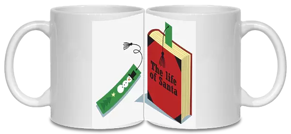 The Life Of Santa book and snowman bookmark