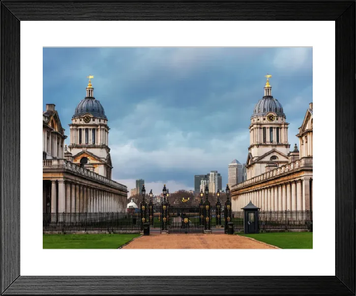 Framed Print : Fine Art Storehouse Print: Greenwich Symmetry, London Framed Print : Fine Art Storehouse Print: Greenwich Symmetry, London