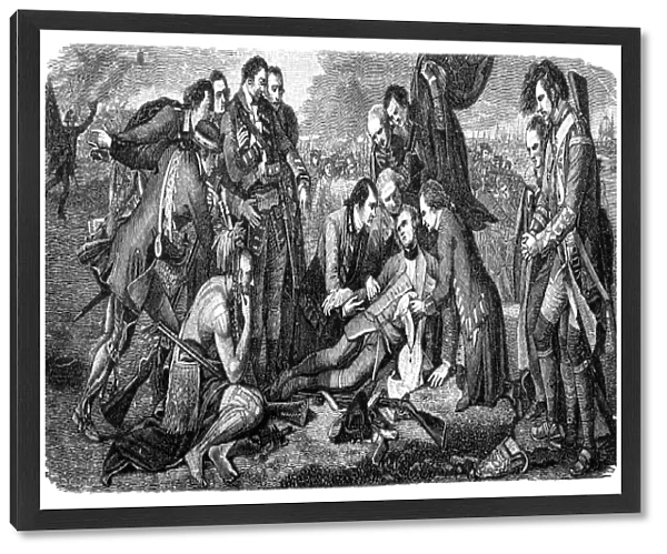 Death of General Wolfe in the Battle of Quebec