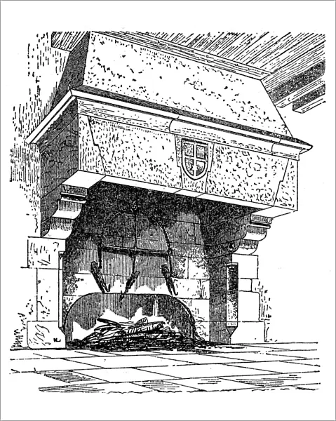 Fireplace from XIII century