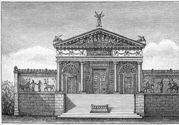 Etruscan temple