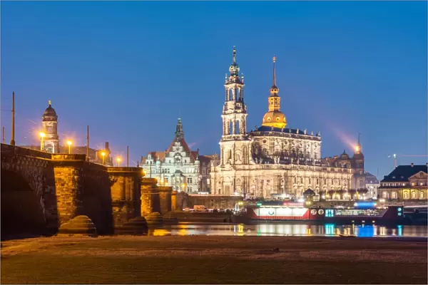 The historical landmark of Dresden, Germany