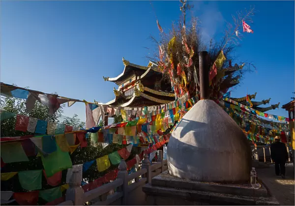 Tibetain monastery in Shangri-La