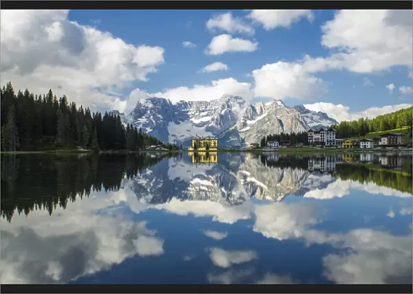 Lake Misurina in Dolomites