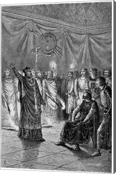 Edmund Rich, Archbishop of Canterbury threatens to excommunicate Henry III
