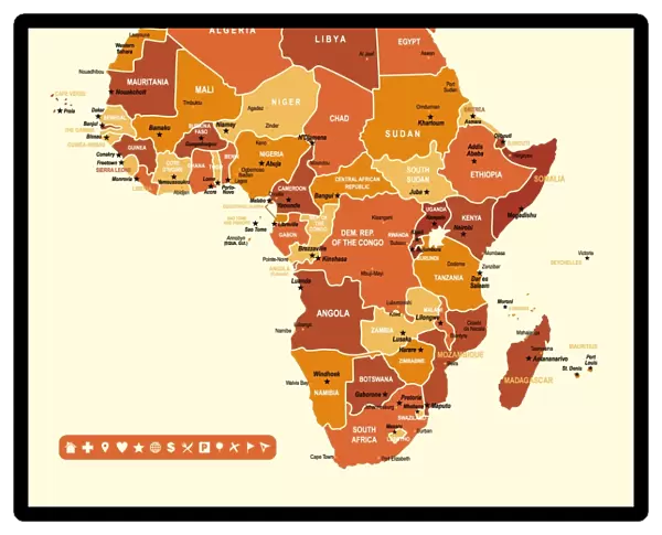 Africa Infographic map