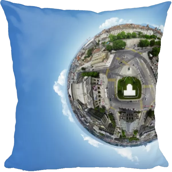 360A Aerial Panorama of Geneva