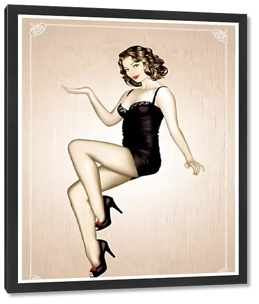 Vintage 1950s Pin-Up