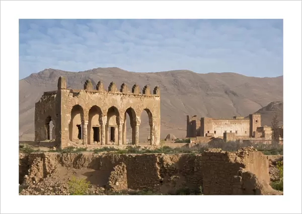 Ruins of the Taliouine kasbah and court building, Morocco