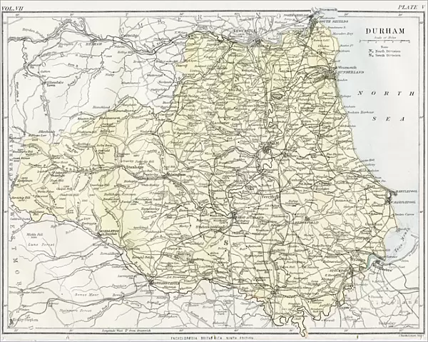 Durham map 1883