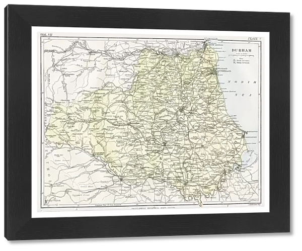 Durham map 1883