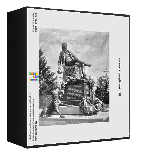 Monument of young Bismark - 1896