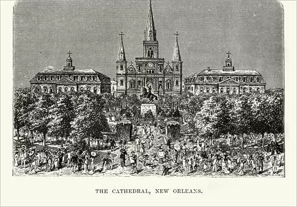 St Louis Cathedral New Orleans 19th Century