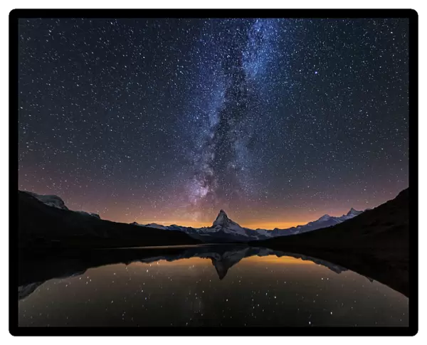 Matterhorn with Milky way