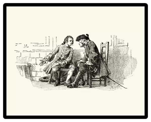 Manon Lescaut - Two 18th Century men talking