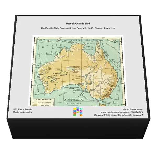 Map of Australia 1895