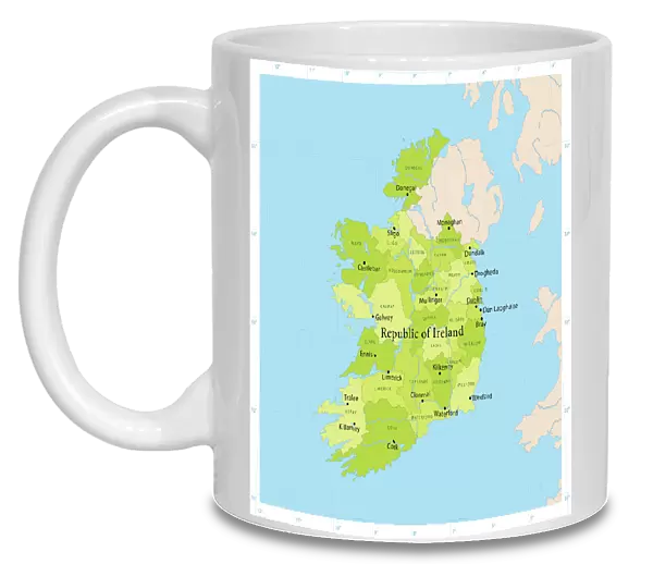 Ireland Vector Map