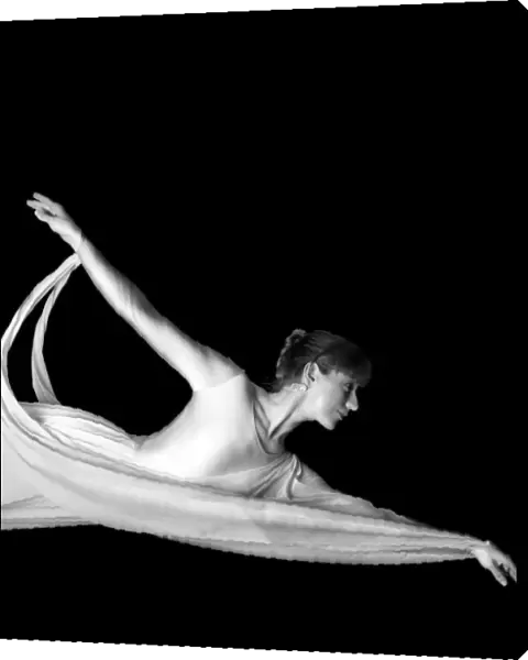 Woman dancing ballerina