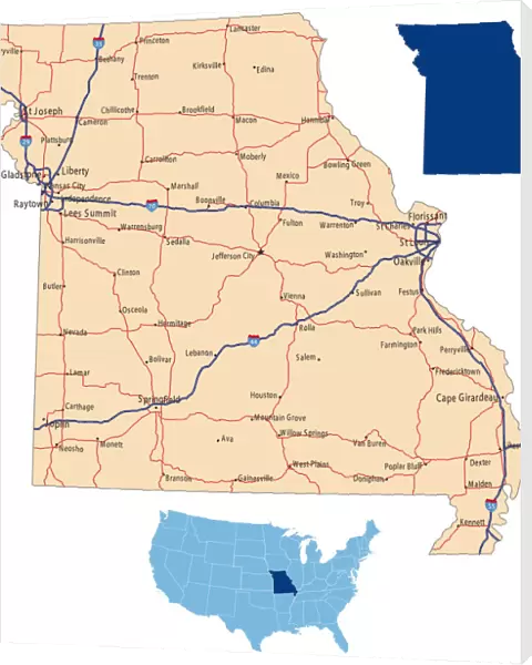 Missouri road map