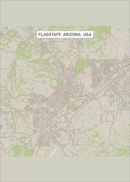 Flagstaff Arizona US City Street Map