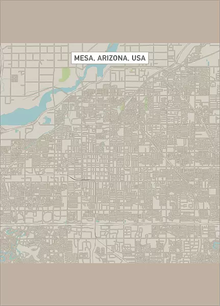 Mesa Arizona US City Street Map
