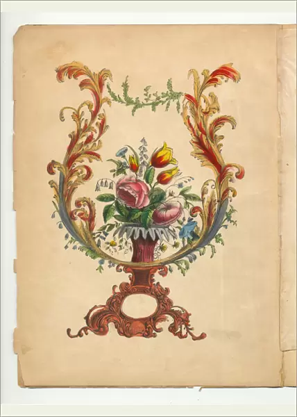 Handcolored Frontispiece Victorian Botanical Illustration