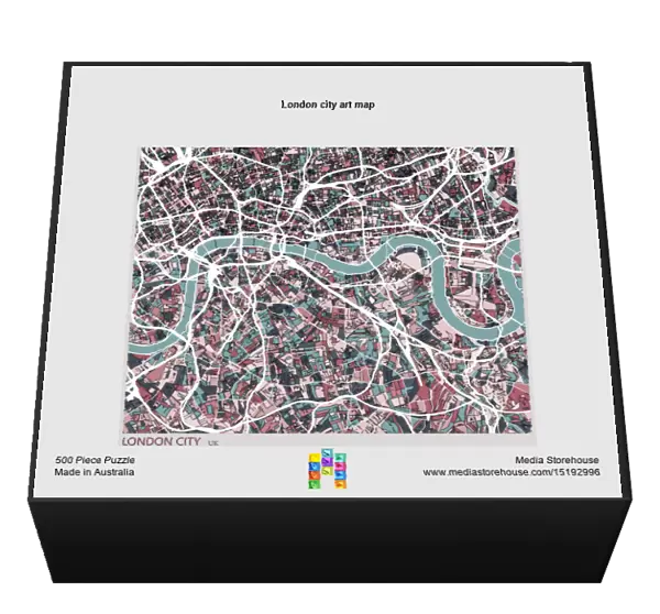 London city art map