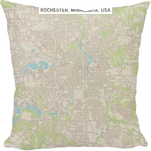 Rochester Minnesota US City Street Map