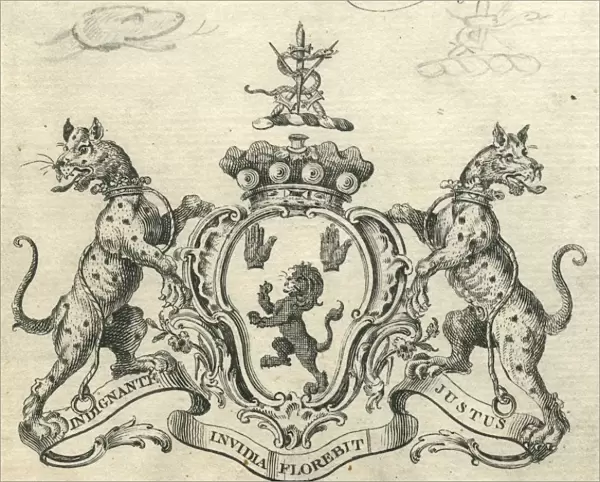 Coat of Arms Crosbie Lord Branden or Brandon