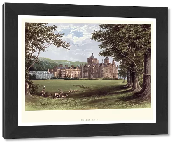 English country mansions - Holker Hall, Cartmel, Cumbria
