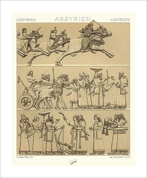 Ancient Assyrian, Kings and lords, Hunting and at War