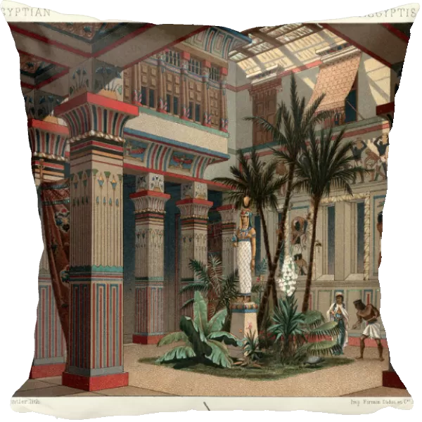 Ancient egypt - internal courtyard of a dwelling