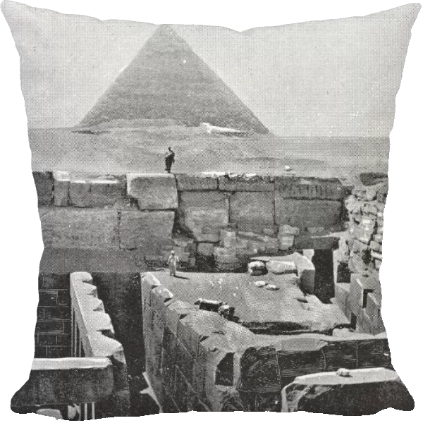 Pyramid of Khafre in Giza, Egypt - Ottoman Empire