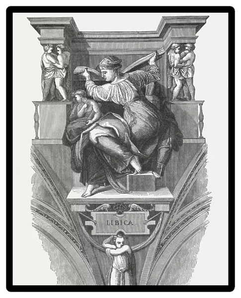 The Libyan Sibyl (Sistine Chapel, Vatican), published in 1878